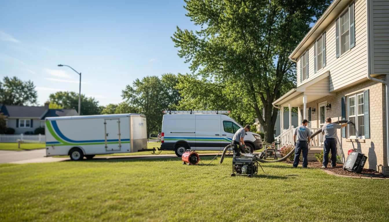 Flooded Basement Restoration And Cleanup With Repair in Watkins, IA near me
